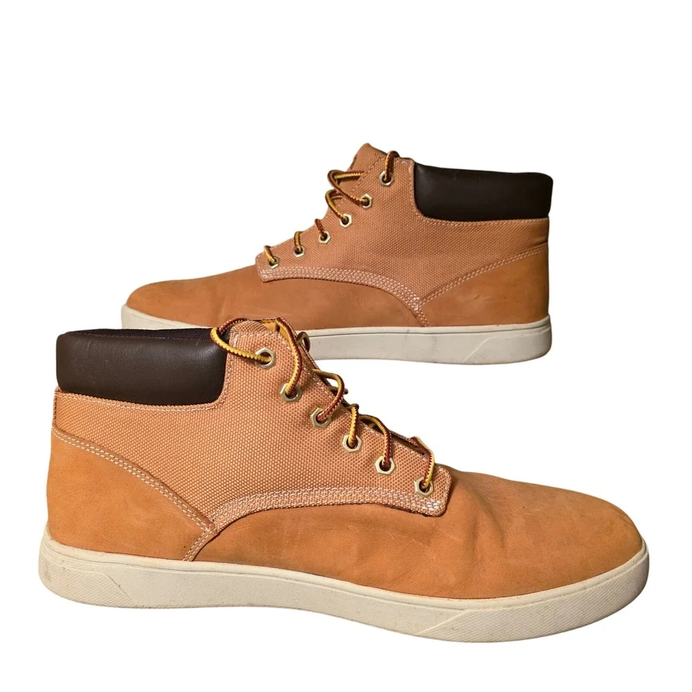 Timberland Mens Ankle Boots‎ Brown Lace Up Casual Fashion Sneakers Shoes Size 11